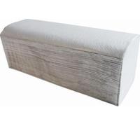 Serviettes pliées en papier CWS pliage en V recyclage, 1 épaisseur, naturel, 5000 feuilles 274100
