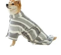 Serviettes pour animaux de compagnie, sac de séchage rapide pour chiens, couverture absorbante en microfibre à rayures pour utilisation dans le salon, après la natation, pour chiots, salle de bain