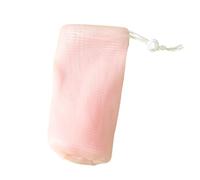 Serviettes pour salle de bain Extra Large Sacs à savon en maille Sacs de savon colorés en maille filet exfoliant Porte-savon Décoration de salle de bain (rose, taille unique)
