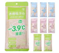 Serviettes rafraîchissantes pour temps chaud Lingettes portables à séchage | Chiffons rafraîchissants pour l'été, la plage, le camping, l'entraînement, le fitness, la gym, les voyages, l'école
