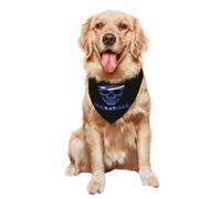 Serviettes Triangle pour Animaux 30X70Cm Drapeau Vintage des Îles Marshall avec Crâne Chiens Bandana Foulards Lavable Bandana Chien Chats pour Animal De Compagnie