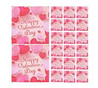 Servilletas Papel San Valentín - 20 Piezas Corazón Amor | Toallas Papel Decoración, Mesa Cocina, Bodas, Celebraciones, Día del Amor y la Amistad