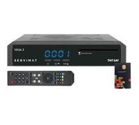 servimat vega 3 récepteur tv satellite full hd carte d'accès tntsat v6 astra 19.2e G