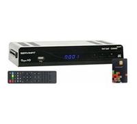 Servimat vega récepteur satellite hd + carte tntsat astra 12 v/220 v noir G