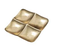 Serving Platter - Multi Compartment Appetizer Plate for Home Kitchen Dining Room Tea Party Entertaining | Melamine with Non Slip Base, Lightweight Easy Carrying, Storage for Fruits Candy Nuts