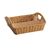 Serving Tray Fruit Basket Bread Basket Woven for Dining Coffee Table Snacks Fruits