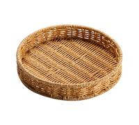 Serving Tray Imitation Fruit Plate Woven Versatile Serving Basket Basket for Storing Bread Snacks Fruits and Household Items Multi L