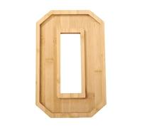 Serving Tray - Wooden Number Large Serveware | Cheese Board Food Serving Platter | for Cheese Snack Candy Chocolate Cake Dessert Home Bar Birthday Party Holiday, Durable Reusable Wood Tray