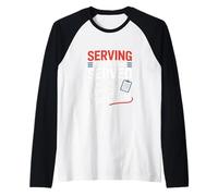 Servir ceux qui ont servi maintenant Hand Me That Chart VA Nurse Manche Raglan