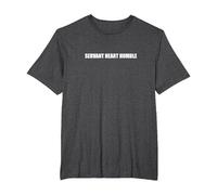 Serviteur au cœur Humble T-Shirt, Homme Grandes Tailles, Chiné Foncé, 4X Tall