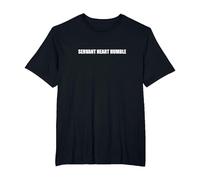 Serviteur au cœur Humble T-Shirt, Homme Grandes Tailles, Noir, 4X Tall