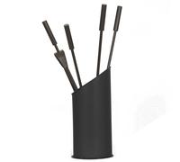 Serviteur de cheminée Le Marquier Lauki - Noir