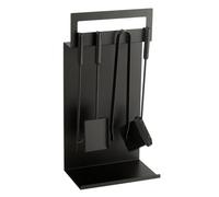 Serviteur de Cheminée 5 Pièces "Métal" 60cm Noir