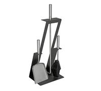 Serviteur de cheminée Lienbacher 3 pièces, anthracite