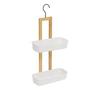 Etagère de douche Natureo 2 niveaux bois et blanc - 5 five simply smart