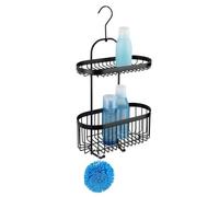 Serviteur de douche à 2 niveaux Classic Plus noir WENKO