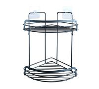 Serviteur de Douche Angle "Filaire Premium" 34cm Noir