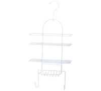 Serviteur de douche en acier - MSV - 53 x 25 x 10.6 cm - Blanc