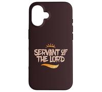 Serviteur du Seigneur - Célébrez l'amour du Christ Coque pour iPhone 16