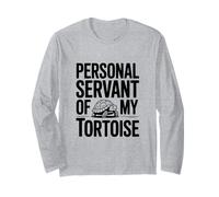 Serviteur Personnel de My Tortoise Humorous Pet Lover Manche Longue