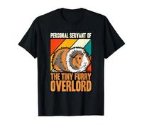 Serviteur Personnel du Tiny Furry Overlord Funny Guinea Pig T-Shirt Graphique avec Valeur