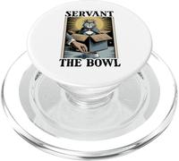 Serviteur The Bowl Cat Lover Cat in Box Funny Cat PopSockets PopGrip pour MagSafe