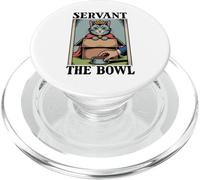 Serviteur The Bowl Cat Lover Cat in Box Funny Cat PopSockets PopGrip pour MagSafe