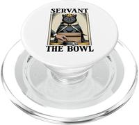 Serviteur The Bowl Cat Lover Cat in Box Funny Cat PopSockets PopGrip pour MagSafe
