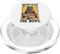 Serviteur The Bowl Cat Lover Cat in Box Funny Cat PopSockets PopGrip pour MagSafe