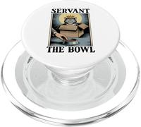 Serviteur The Bowl Cat Lover Cat in Box Funny Cat PopSockets PopGrip pour MagSafe