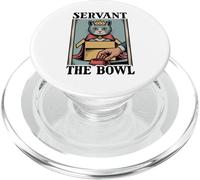 Serviteur The Bowl Cat Lover Cat in Box Funny Cat PopSockets PopGrip pour MagSafe