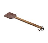 Servitude 76616 d'acacia et de cuir Tapette, 44,5 cm, Wood