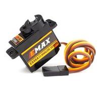 Servo Analogique EMax ES08A II 8.6g Engrenages en Plastique Kit de Support de Bras 15T pour Axial SCX24 RC, Alliage d'Aluminium, 23x11,5x24 mm G