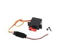 Servo de Direction en métal 1 kg et Bras de servo en métal 21 Dents for Ho-BBY Plus 1/18 CR18P for Rock Van et for Trail for Hunter Upgrades Parts(Rot)