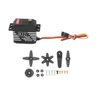 SERVO DIGITAL TORSION HAUTEUR 180 degrés Angle de rotation alliage en aluminium 1/8 1/10 Échelle RC Camion Car Boat Robot Diy Torsion Haute Torsion 180 Degré Angle Aluminium (30 kg)
