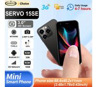 SERVO Mini Smartphone, Système d'exploitation Android 8.1, 2 Go de RAM, 16 Go de stockage, Double SIM, Écran HD 3,0 pouces, point d'accès WiFi et GPS, Téléphone de poche Caractéristiques techniques :▸
