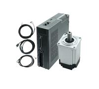 Servo Motor 400w 600w 750w 1000w Servo Driver 17bit Absolute Encoder AB feedback AC 220V 1.3N 1.9n 2.4n 4Nm For CNC Engraver(600W With Brake)