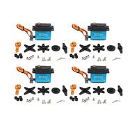 Servo numérique à engrenage métallique RC 30kg, 4 pièces, avec bras Servo en métal 25T pour avion de voiture télécommandé 1/10