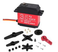 Servo numérique étanche avec des engrenages métalliques et 25 T bras Compatible avec les voitures et camions RC disponibles dans un couple de 20 kg de 25 kg de 30 kg de 35 kg et 180 270 degrés(35KG 18