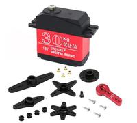 Servo numérique étanche avec des engrenages métalliques et 25 T bras Compatible avec les voitures et camions RC disponibles dans un couple de 20 kg de 25 kg de 30 kg de 35 kg et 180 270 degrés(30KG 27