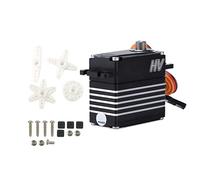 Servo Numérique RC, Servomoteur Métal Complet avec Moteur Coreless pour Avion Radiocommandé Fixe - Haute Précision, Faible Bruit, Installation Facile