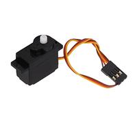 Servo RC 5g, Boîtier de Direction RC avec Bras de Direction Compatible avec la Voiture RC SCX24 90081 AXI00001 AXI0000 1/24
