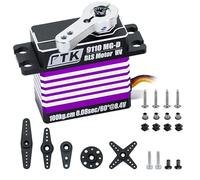 Servo sans balais 100 kg étanche HV haute torque numérique mise à niveau coque en aluminium 1/5, 1/8, 1/10 RC voiture bateau robot 180° 270° programmable