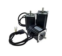 Servomoteur de pilote de moteur pas à pas Nema 23 57HBS2401 76 moteur pas à pas en boucle fermée 1,3 NM 1000ppr moteur pas à pas en boucle fermée hybride(Motor and Line)