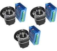 Servomoteur de régulation fermé Nema23, couple de maintien de 2Nm, courant / phase de 4,2A, sélection de 16 micro-pas, 3 kits