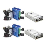 Servomoteur de régulation fermé Nema23, couple de maintien de 2Nm, modèle de pilote HSS57, kit 2 axes