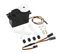Servomoteur Hitec HS-805MG HS805MG 4,8 V-6,0 V, engrenage métallique méga résistant à l'eau, arbre de sortie de 8 mm, double roulements à billes, compatible avec une voiture à l'échelle 1/5ème