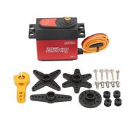 Servomoteur numérique Digital 25kg Metal Gear 180 ° Control Angel pour Robot RC Car (Rot)