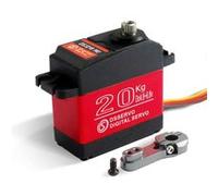 YUNIQUE GREEN-CLEAN-POWER - Servomoteur Numérique DS3218 PRO 6V 20KG | Contrôle Précis 180 Degrés | Étanche pour Robotique et Modélisme | Inclut Pignon 25T, Aluminium