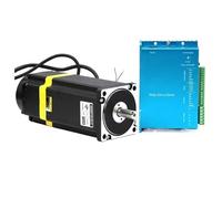 Servomoteur Pas à Pas Nema34 en Boucle fermée + Ensemble d'entraînement à Affichage numérique 12,5 nm avec encodeur 1000 Ligne 86EBP181ALC + ZDM-2HA865(Motor with Brake)